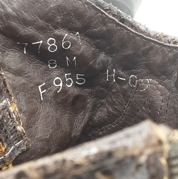 Frye Deborah Studded Metallic Leather Ankle Short Boots. - Picture 12 of 16